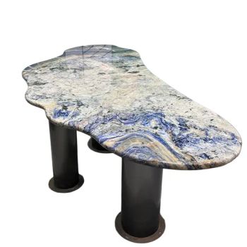 Azul Sodalite Blue Marble Art Console Tables - XIAMEN KA UNITED IMP. & EXP. CO., LTD. - China