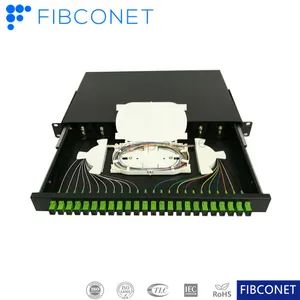 FTTH Fiber Optic Equipment Dof 48 Port LC Dx Adapter Fiber Optic Patch Panel - Ningbo Fibconet Communication Technology Co., Ltd. - China