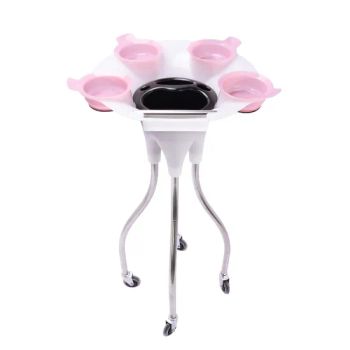 Utility Cart Rolling Mobile Service Cart Service Cart Beauty Salons Supplies Hair Coloring Frame - Guangzhou Kuren Hairdressing Company Limited. - China