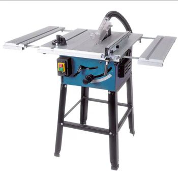 Safety-Guarded Woodworking Construction Cutting Push Table Saw Machine with Quick Assembly Stand - Ningbo Hack Electric Tools Co., Ltd - China