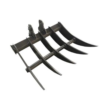 High Performance High Quality Excavator Curved Root Rakes Excavator Tilt Stick Rake Garden Rake - Shandong Msang Machinery Co., Ltd. - China