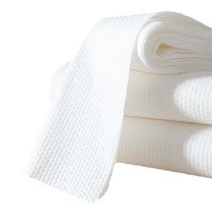 New Version Single Use Clear White Non-Woven Hair/Bath Towels with Packaging Bag Made of Pure Cotton Fabric for Male/Female/Child in Hotel/SPA/Travel - Angie Hangers Co., Ltd - China