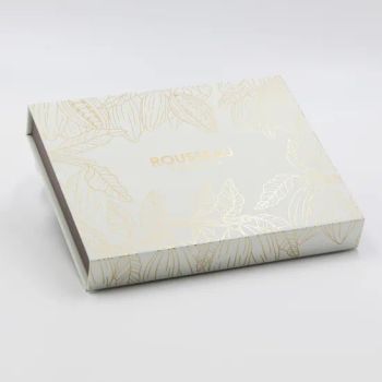 Custom Logo Luxury Hot Stamping Gold Foil Open Flat Magnetic Candy Chocolate Cookie Macaron Food Paper Cardboard Packaging Gift Box with Tissue Paper Partition - Qingdao Flourish Industrial and Trading Co., Ltd. - China