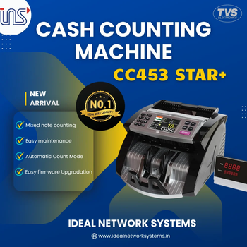 Value Counting Machine with UV, IR, 3D Counterfeit Detection (1000 notes/min) - Ideal Net Work Systems - India