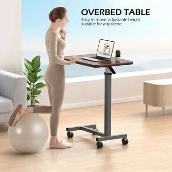 Height Adjustable Hospital Bed Parts Overbed Table Hospital Bed Dining Table Medical Tables - Hengshui Defeng Medical Equipment Co., Ltd - China