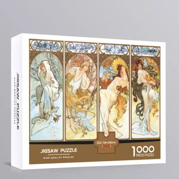 Custom Photo Printed 500/1000PCS Jigsaw Puzzles Manufacturer Wholesale Paper Jigsaw Puzzle for Adult and Kid Family Game Brain - Guangzhou Vitality Printing Co., Ltd - China