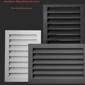 Customized Aluminum Sunshade Louvers for Exterior Walls and Roofs That Provide Ventilation, with Waterproof and Rainproof Properties. - Qingdao Luqing Jiayu Metal Products Co., Ltd - China