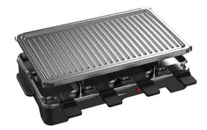 Electric Raclette Grill Griddle for Raclette Mini Pizzas with 8 Pans - SHENYANG FIRST SIGHT ELECTRIC APPLIANCE CO., LTD - China