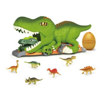 Chenghai Samtoycn New Arrival Dinosaur Tunnel Car 3D Small Dinosaur Model Kid Inertial Slide Track Friction Toy Vehicle with Egg P - Sam Toys Industrial Co., Ltd. - China