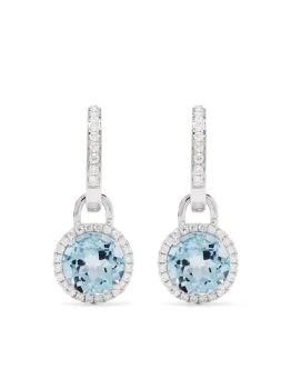 Fashion Crystal Sapphire Earrings Jewelry Weigh 10g Age Youth Color Gold Shape Round Gender Female Trademark C&L OEM&ODM - YIWU JINYE IMPORT AND EXPORT CO., LTD - China