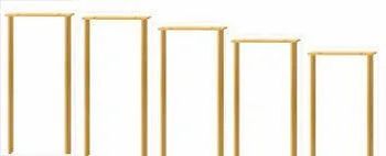 DOORS,DOOR FRAMES,WINDOW FRAMES,PVC BATHROOM DOORS Dimension/Size any sizes Frame Thickness 30mm to - Shubham Traders - India