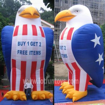 Advertising Inflatables: Giant Big Eagle Cartoon Promotion Character. - Guangzhou Suntop Innotech Co., Ltd. - China