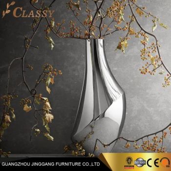 Stainless Steel Floor Planter Home Decoration Flower Pot Garden Vase - Guangzhou Jinggang Furniture Co., Ltd. - China