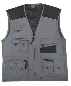 Men's Multi-Pockets Outdoor Workwear Vest Fishing Vest - Hubei Tianhe Kaisheng International Trading Co., Ltd. - China
