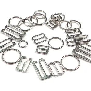 Recyclable OEM High Quality Metal Swimwear Bra Clip Rings Sliders Hooks Bra Strap Hooks for Garment Accessories - Wenzhou High Fun Electronic Co. Ltd - China