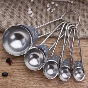 Stainless Steel Measuring Spoons, Baking Tools, Set of 5 Silver Esg11610 - Ningbo Easyget Co., Ltd. - China