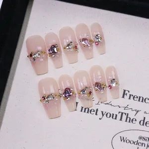 Acrylic Artificial Fingernails XsSML Press On 15D MOQ100 OEM Payment T/T Origin China Trademark oem Model NO. 13204 Material Acrylic - Ningbo Cocal Import & Export Co., Ltd - China