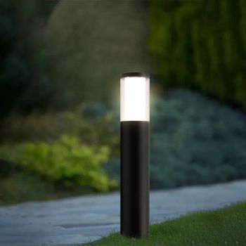 Black Outdoor Landscape Yard Lawn Patio Entrance LED Garden Decorative Bollard Light - Lutou Technology (Shenzhen) Co., Ltd. - China