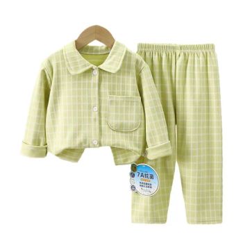 Children's Casual Home Clothes Spring New Boys' Pajamas Blair Warm Velvet Lapel Girls' Clothing - Quanzhou Huangbo Import and Export Co., Ltd - China