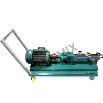 Sanitary Grade Large Flow Electric Single Screw Pump for Chemicals Liquid Soap Detergent Dish Wash Transfer - Guangzhou Hone Machinery Co., Ltd. - China