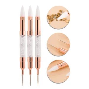 Guyo Custom Double-Side Dotting Tools Logo Custom Handle Metal Hair Kolinsky HS Code 9603290090 Specification #2-#18 Origin Jiangxi. - Nanchang GuYo Cosmetics Co., Ltd. - China