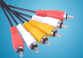Cheap Price 3RCA Male Audio Video Cables Jacket PVC Brand Fulsan Origin China Connector RCA HS Code 854442 Trademark Fulsan - Ningbo Fulsan Technology Co., Ltd. - China