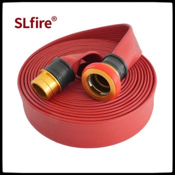 Fire Hose 45mm X 25 Mts PVC or Nitrile Rubber Flexible Water Hose - Taizhou Shenlong Fire Science and Technology Co., Ltd. - China
