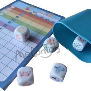 Travel Full House Table Board Games Dice Cup Game with Dice Scoring Pad Board Game for Party - Taizhou Melon Toys Co., Ltd - China