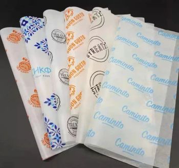 Custom Logo Printed Food Greaseproof Wax Paper Food Safe Packaging Food Packaging - Weifang MayShine Imp & Exp Co., Ltd. - China