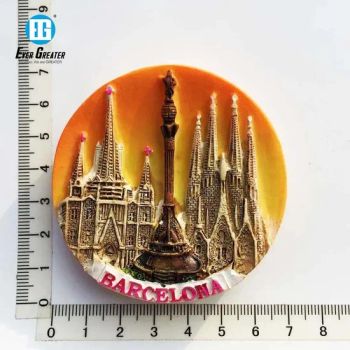 Custom Sunset Beach Fridge Magnets Resin Souvenirs Origin China Style Ancient Color Customized Shape Customized HS Code - Wenzhou Guda Technology Co., Ltd. - China