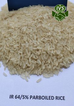 Indian IR64 parboiled rice 5% broken - IVS Commercial - Brazil