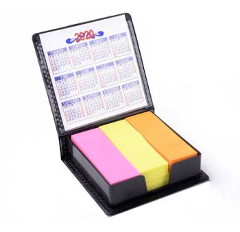 Memo Cube, Business Gift Memo Pad, High Quality Leather Cover Memo Pad, Sticky Notes Calendar Set, Promotional Memo Pad - GOOD IDEA PROMOTION LIMITED - China