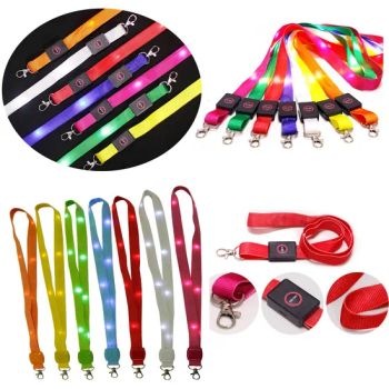 LED Light up Flashing Cruise Lanyards Neck Straps Party Favors Necklace - Suzhou Offer Gifts Co., Ltd. - China