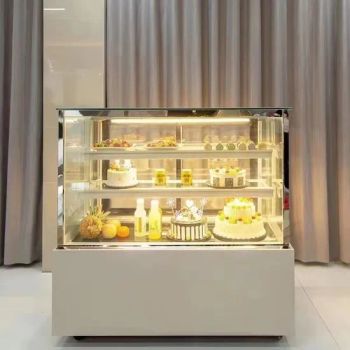 Stainless Steel Cake Display Refrigerator Cake Display Showcases for Dessert Store - Zhengzhou Shuogui Machinery Co., Ltd - China