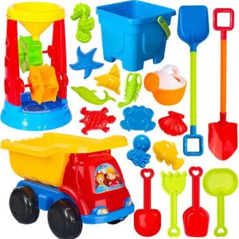 19 PCS Beach Sand Toys Sand Water Wheel Molds Bucket Beach Shovel Tool Kit Sandbox Toys for Toddlers Kids - Good Seller Co., Ltd. - China