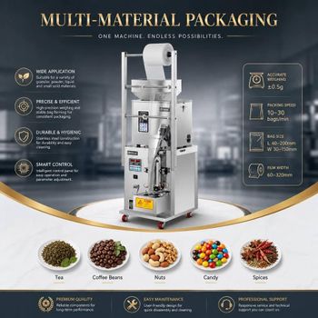 Automatic packaging machine XT-100g Back sealing / Three side sealing - Xuanteng Machine - China