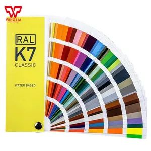 RAL K7 Color Chart 213 Kinds 2x5cm 5x15cm German 1Book 15D Type RAL Pack 1 Book Model NO. K7 Trademark RAL Origin German - Shenzhen Rongzhitai Packaging Technology Co., Ltd. - China