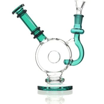 Newest Pipe Water Pipe Donut Scope Pipes Such an Intricate Double Recycler Glass Pipes - Yangzhou KOVIC Arts Co., Ltd. - China