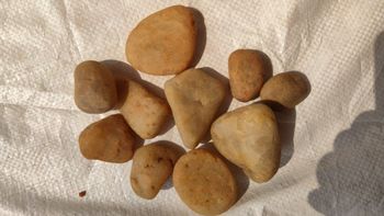 Brown Gravels Stone Form Solid Size 10 - 25 mm Brand Bappaditya Packaging Size PP Bag Material Gravel Stone Usage/Application Deck, Pavement And - Bappaditya Das - India