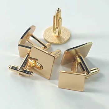 Cufflink Manufacturer Supplier Customised Logo Metal Cuff Links Men Cufflinks and Tie Clips with Box Packaging - Zhongshan Niya Metal Manufacture Co., Ltd. - China