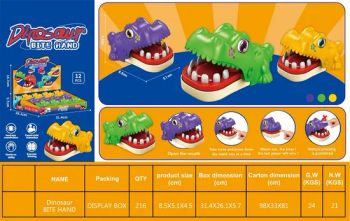 Hot Sell Mini Dinosaur Bites Finger Interaction Funny Toy Party Gift Family Games Classic Biting Hand Dinosaur Game - Shantou Linda Toys Co., LTD. - China