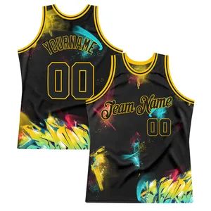 Custom Graffiti Pattern Basketball Jersey Wholesale Polyester Comfortable Basketball Jerseys - Quanzhou Zhengding Cloud Business Enterprise Management Co., Ltd. - China