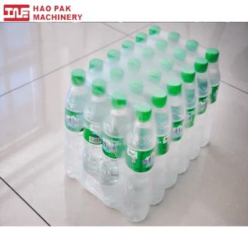 Small Scale Water Bottle Heat Film Shrink Tunnel Shrink Wrapper Packaging Machine 10 Bags/Min Shrink Wrapping Machine Conveyor - Zhangjiagang Hao Pak Machinery Co., Ltd. - China