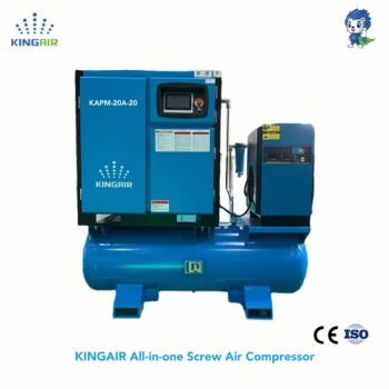 Efficient All-in-One 20bar Screw Air Compressor with Dryer Unit - Shanghai Kingair Industrial Co., Ltd - China