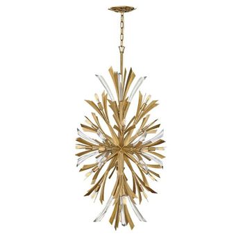 Fredrick Ramond Vida 19 Light Chandelier, Burnished Gold Fixture from Gadgets LLC Fredrick Ramond Vida 19 Light Chandelier, Burnished Gold Fixture - Gadgets LLC - United States
