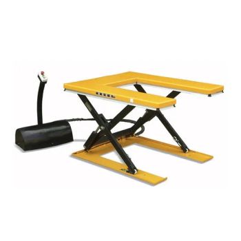 600kg/1t/1.5t/2t Electric Low Profile Scissor Lift Table U-Shape for Lifting Euro Pallet - Jiangsu Huize Intelligent Technology Co., Ltd. - China