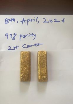 We have gold bars and rough uncut diamonds for sale. Purity : 98+% -  DAEWKAEW PANTAMANG Co., Ltd - Thailand