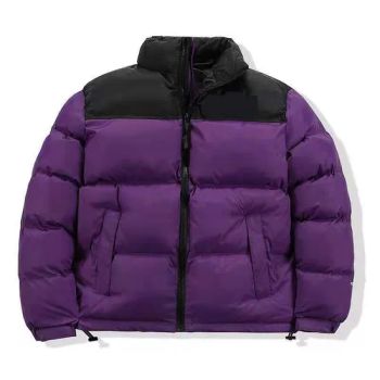 Winter Outdoor Sports Men Women High Quality Pocket Down Jacket Stitching Contrasting Zipper Coat Multicolor Purple Warm Puffer Jacket - GUANGZHOU HUMLISUN IMP & EXP CO.,LTD. - China