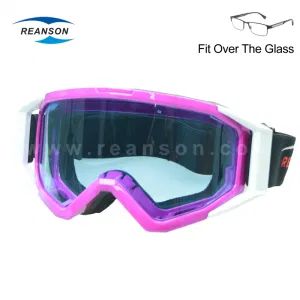 Hinge Helmet Compatible Anti Fog Safety Dirt Bike Goggles Motorcycle Goggles - Shenzhen Reanson Products Co., Ltd. - China