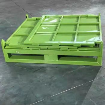 Heavy Duty Galvanized Steel Square Metal Collapsible Intermediate Bulk Containers Chemical Storage Foldable Stackable Warehouse - Qingdao Boxwell Container Co., Ltd. - China